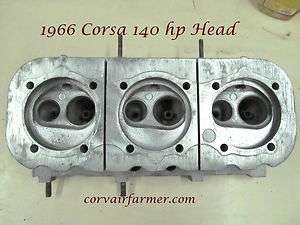 Rare 1966 Corvair CORSA 140 HP Engine Cylinder Head  