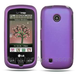 Purple Hard Case Cover LG Cosmos Touch VN270 Accessory  
