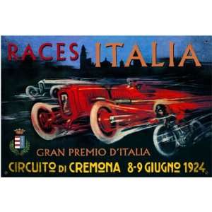  Cremona Circuit Automotive Metal Sign   Victory Vintage 