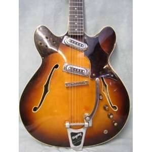  Framus Semi Hollow Sunburst Electric Musical Instruments