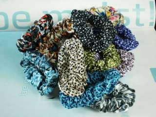 New 5pcs Mix Color Casual Scrunchies Hair Accessories  