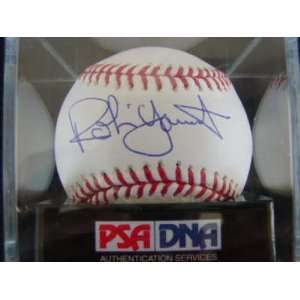 Robin Yount Signed Ball   Psa dna Graded 10   Autographed Baseballs 