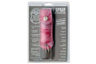 Pink Camo Case Pepper Spray Police Defense OC 17 Hot  