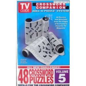   Roll a puzzle System   Volume 5 (48 Crossword Puzzles) Toys & Games