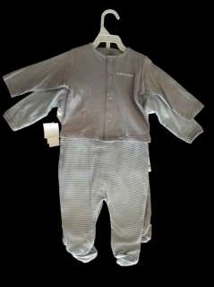 LAST Calvin Klein Layette Baby Coverall 4PC Set 6/9M  