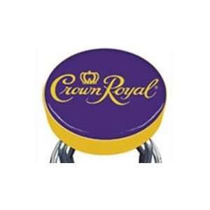 Crown Royal Logo Swivel Vinyl Bar Stool 
