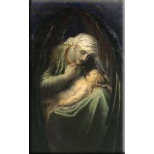 Death Crowning Innocence 19x30 Streched Canvas Art by Watts, George 