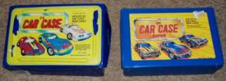 Matchbox Hot Wheels Car Cases with 14 Various Diecast Cars  