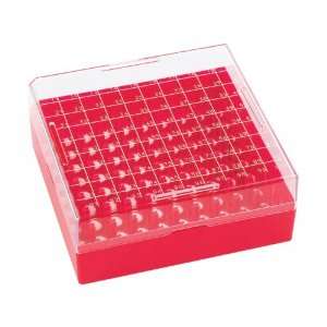 Wheaton W651700 R Red Plastic Cryogenic Freezer Box, KeepIT 100, 130mm 