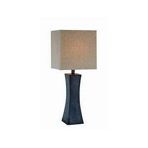  Lite Source LS 21330 Enkel 1 Light Dark Walnut Table Lamp 