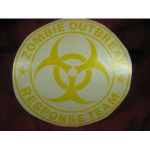 Zombie Outbreak response team Vinyl decal sticker