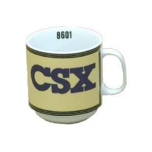  CSX Railroad Railway Porcelain Collectors Cream Mug 