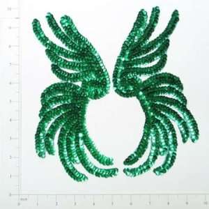  Seaweed Sequin Applique Pack of 2 