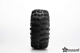 Bighorn Rock Crawling Tires (2) for Gmade 2.2 GT beadlocks series & 2 