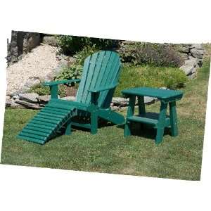 Poly Lumber Folding Footstool Patio, Lawn & Garden