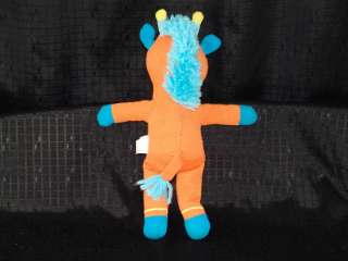 Amy Coe Orange Giraffe Sock Monkey Plush Stuffed Animal  