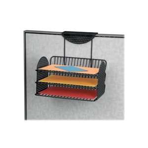  your work space. Hang triple, side loading trays from your cubicle 