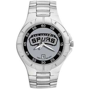   Spurs Mens Pro II Watch w/Stainless Steel Band