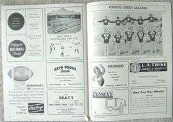   VS PURDUE OLD OAKEN BUCKET FOOTBALL PROGRAM 1960 ADVERTISEMENTS  