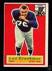 1956 Topps Football #8 Lou Creekmur Detroit Lions EX H