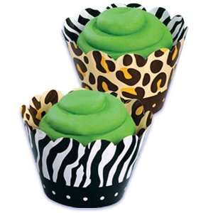  Jungle Reversible Cupcake Wraps(tm)