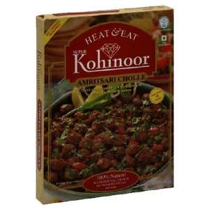 Kohinoor Heat & Eat Curries, Amritsari Cholle, 10.5 Ounce Boxes (Pack 