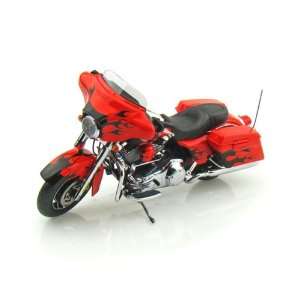   2009 Harley Davidson FLHX Street Glide 1/12 Hot Lava Toys & Games