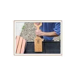 The Great Scrape Grill Scraper Solid Oak Grill Cleaner Woody Paddle 