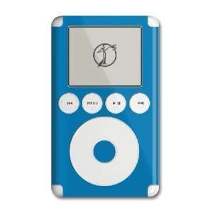 Solid Blue Design iPod 3G Protective Decal Skin Sticker 