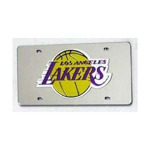  LOS ANGELES LAKERS LASER CUT AUTO TAG