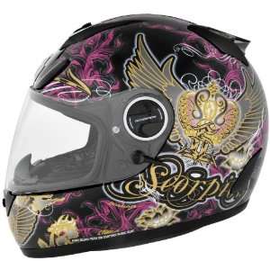  Scorpion EXO 750 Graphics Helmet , Size Md, Color Black 