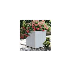   Cod Patio Planter 20x20 White  Patio, Lawn & Garden