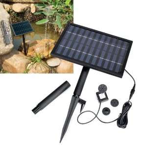  Solar Power Fountain Pond Brushless Water Pump w/ 1600mA 