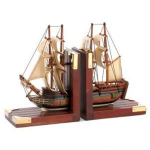  Sailing Schooner Ship Bookends   Set of 2