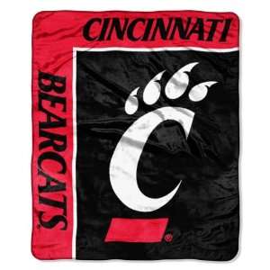  NCAA Cincinnati Bearcats SCHOOL SPIRIT 50x60 Raschel Throw 