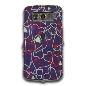  Samsung Code SCH i220 Purple w/Hearts Design Faceplate 