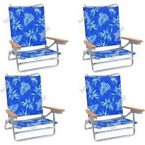 LayFlat 5 position Rio Beach Chair   4 chairs included  