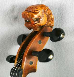 Lion head violinGreat VibrationMaster handmade 0949  