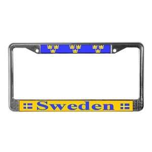 Sweden Scandinavian License Plate Frame by  