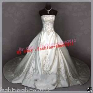 NEW STYLE Light Champagne Prom/Bridal Gown Custom Made  