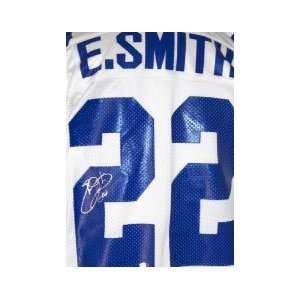 Emmitt Smith Dallas Cowboys Autographed Authentic Home Wilson Jersey 