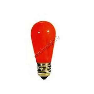 6S6/R 6W RED CANDELABRA BASE E12 Damar Light Bulb / Lamp Westinghouse 
