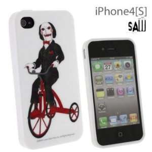 SAW Jigsaw Puppet iPhone 4S/4 Soft Cover (Whtie)