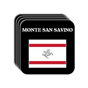   Tuscany (Toscana)   MONTE SAN SAVINO Set of 4 Mini Mousepad Coasters