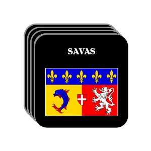  Rhone Alpes   SAVAS Set of 4 Mini Mousepad Coasters 