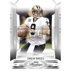  Drew Brees   New Orleans Saints   2009 Playoff Prestige 