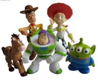 5pcs Toy Story Figure Toys Woody Buzz Lightyear Jessie Set  