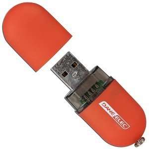  Dane Elec zMate 2GB USB 2.0 Flash Drive (Orange 