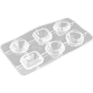  Gem Stone Shapes Ice Mold by Chef Buddy (TM)    10 Pack 