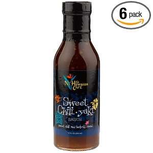 No Hos Hawaiian Sauces Sweet Chili, Yaki Sauce Blend, 12 Ounce 